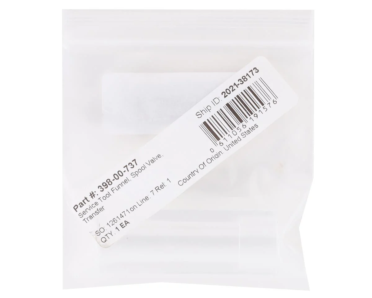 Fox Suspension Transfer Post Spool Valve Funnel Tool (Clear) - view 2